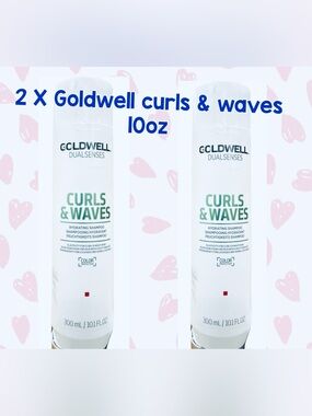 Goldwell Dualsenses Curls & Waves Hydrating Shampoo - White/Green 2/lot